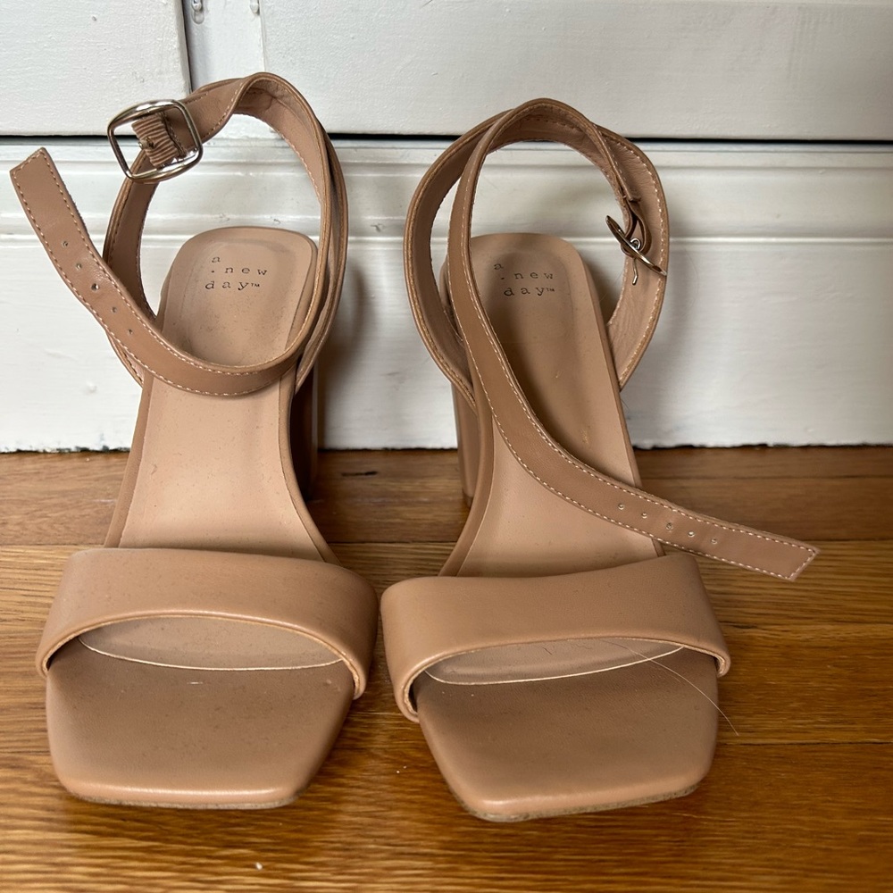 Nude Strappy Heels